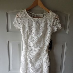 Hidden Talent Backless Ivory Dress
